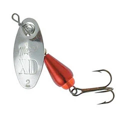 Mepps XD Silver Red Spinners